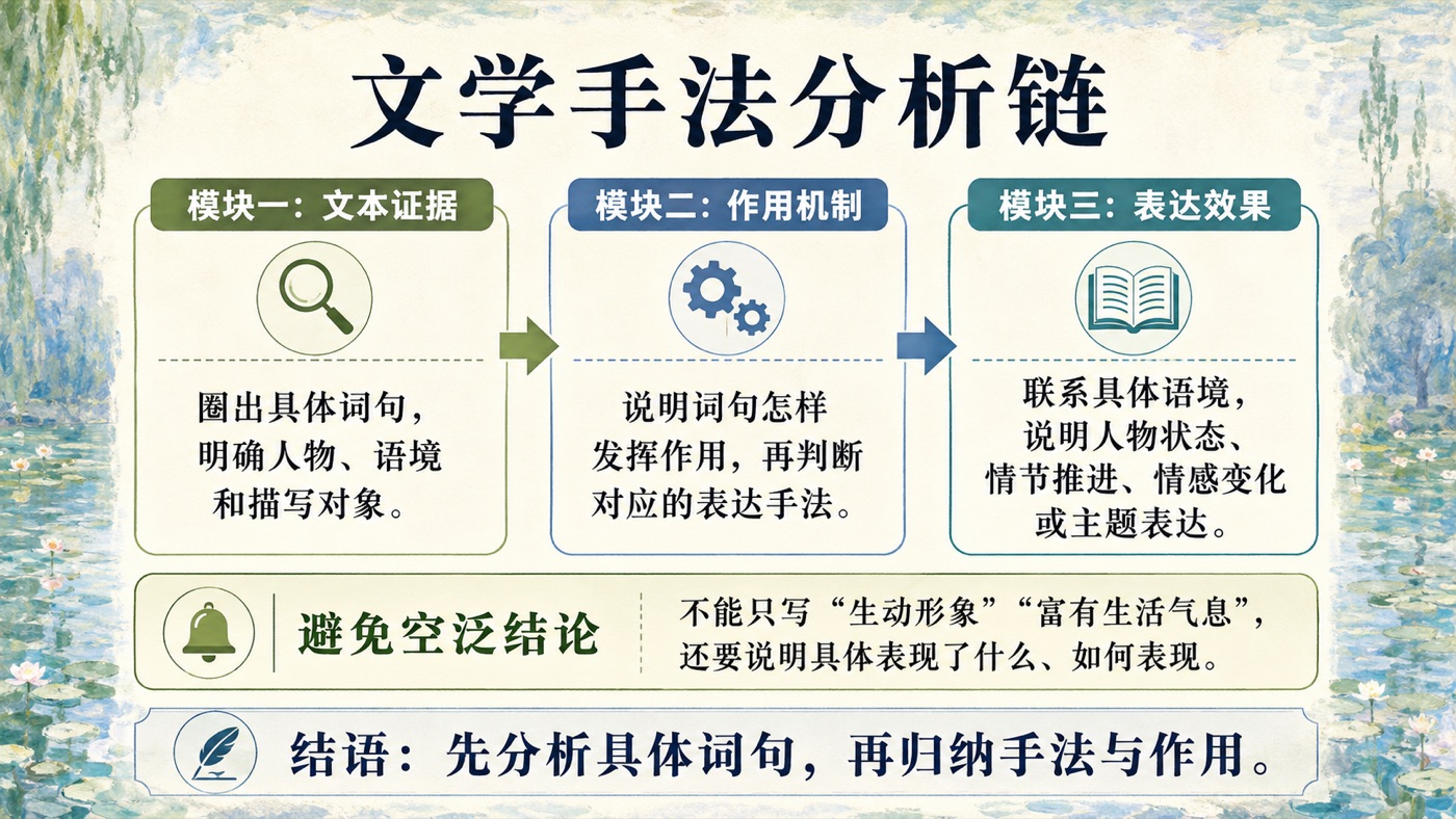 知识卡片 · 文学手法分析链